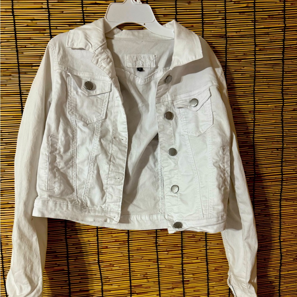 Classic White Jean Jacket